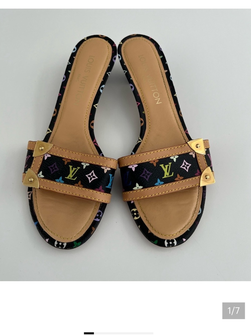 Auth VTG LOUIS VUITTON Heels